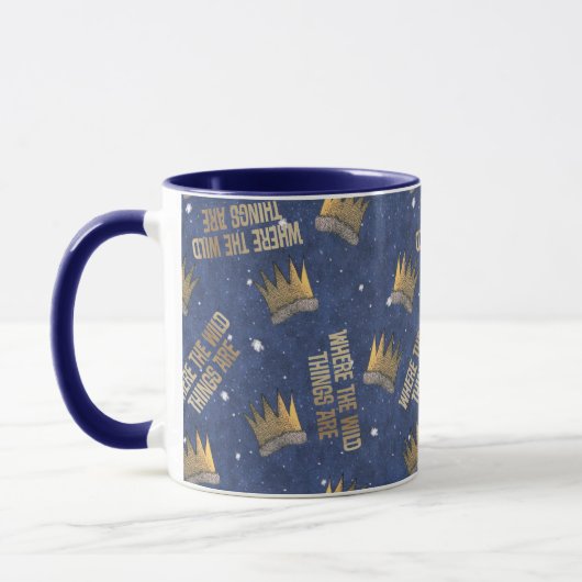 Mug Où les choses sauvages sont Motifs de la Couronne  (Gauche)