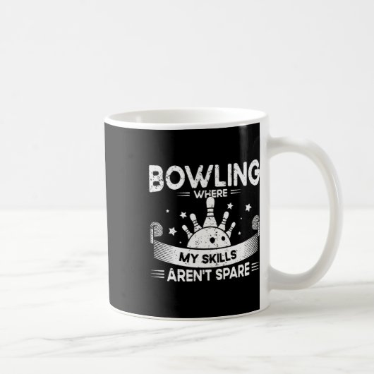 Mug Où mes compétences ne sont pas Spare Bowling Playe (Droite)