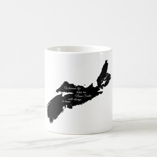 Mug Où que ce soit - La Nouvelle-Écosse sera toujours  (Centre)