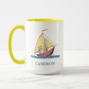 Mug Où sont les bêtes sauvages   Max fait voile   Ajou