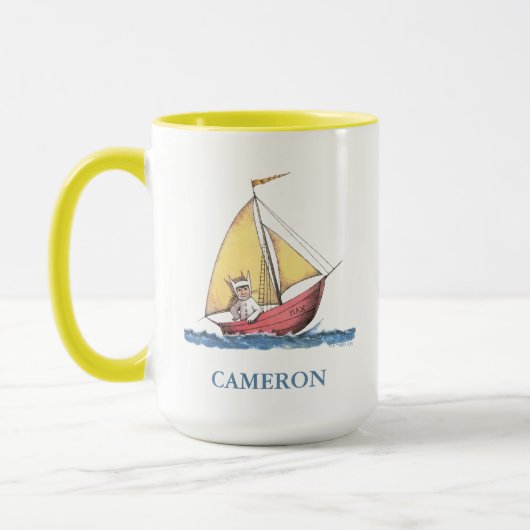 Mug Où sont les choses sauvages | Max Voile | Ajouter  (Gauche)