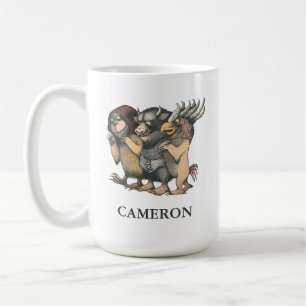 Mug Où sont les monstres   Ajoutez votre nom