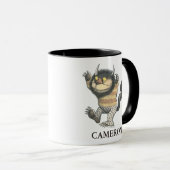 Mug Où sont les monstres ? | Chante la monstre | Ajout (Devant droit)