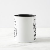 Mug Où sont les monstres | Croquis de monstre (Centre)