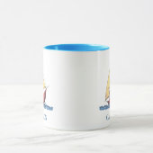 Mug Où sont les monstres ? | Max en bateau | Ajouter u (Centre)