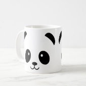 Mug ou tasse de voyage Panda Mignon (Devant gauche)