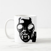 Mug ou tasse de voyage pochoir graphique masque à (Gauche)