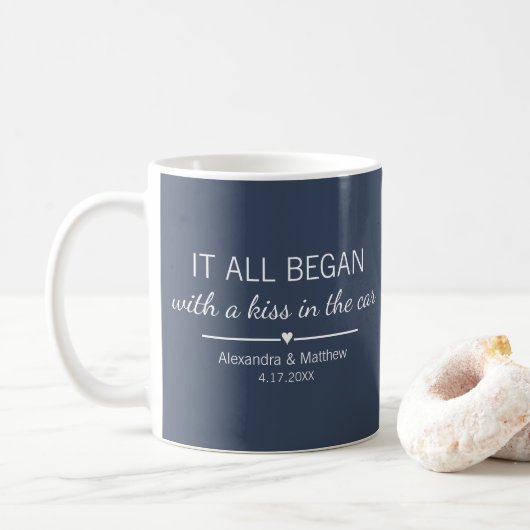 Mug Où Tout A Commencé Des Couples Romantiques Personn (Avec donut)