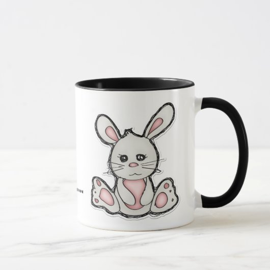Mug Ouais, quelque lapin pour le café (Droite)