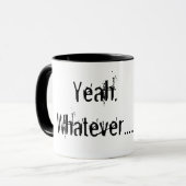 Mug Ouais, quelque lapin pour le café (Devant gauche)