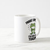 Mug Oublie Ça - Blague de Grenouille Drôle (Devant droit)