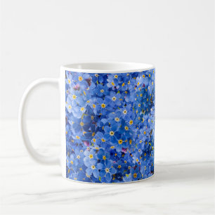 Mug Oublie-moi pas Motif de fleurs