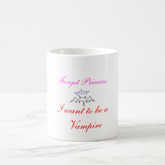 Mug oubliez la princesse que je veux être un vampire (Centre)