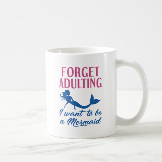 Mug Oubliez les sirènes adultes (Droite)