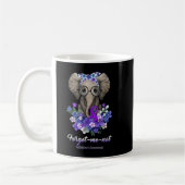 Mug Oubliez-moi pas Alzheimer Sensibilisation Eléphant (Gauche)