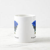 Mug Oubliez-moi pas Elegant Rose café fleur bleu (Centre)