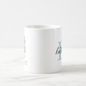 Mug Oubliez-moi pas Fleur Vrai Amour Monogramme Person (Centre)