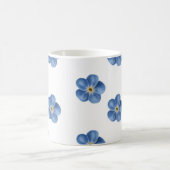 Mug Oubliez-moi pas/tasse bleue de fleur (Centre)