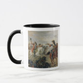 Mug Oudenaarde - une cavalerie mènent des escarmouches (Gauche)