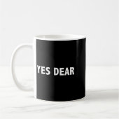 Mug Oui Cher - Drôle Slogan Sarcastique (Gauche)