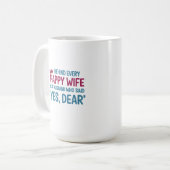 Mug Oui, Cher — La clé du bonheur (Devant gauche)