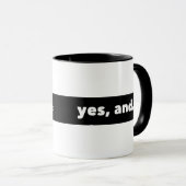 Mug "Oui, et..." L'improvisation de Thespian (Devant droit)