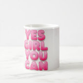 Mug Oui fille, tu peux taper (Centre)