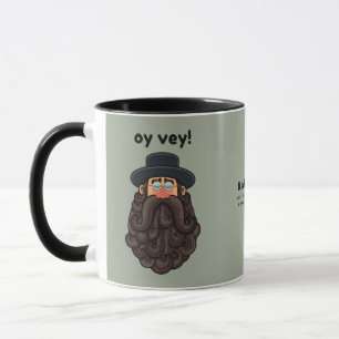 Mug OUI ! Funny RABBI Peronalisé