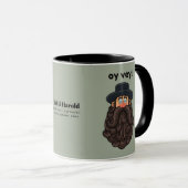 Mug OUI ! Funny RABBI Peronalisé (Devant droit)