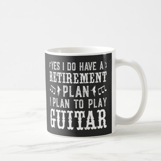 Mug Oui, j'ai un plan de retraite Amusing pour les ama (Droite)