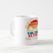Mug Oui J'Ai Un Régime De Retraite Un CVAC Retraité (Devant gauche)