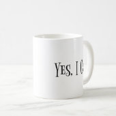 Mug Oui, je peux formuler (Devant droit)