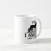 Mug Oui, Je Sens Comme Un Cheval (Devant droit)