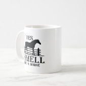 Mug Oui, Je Sens Comme Un Cheval (Devant gauche)