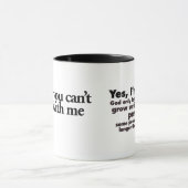 Mug Oui, je suis COURT (Centre)