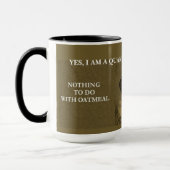 Mug Oui, je suis Quaker, cependant... (Gauche)