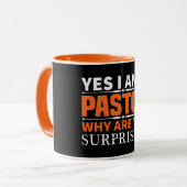 Mug Oui Je Suis Un Pasteur (Devant gauche)