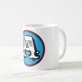 Mug Oui. Je suis une A Cup. Une Initiale. Un A. (Devant droit)