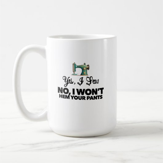 MUG OUI, JE VOIS NON, JE NE VAIS PAS HÉSITER VOS PANNE (Gauche)