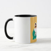 Mug "Oui, Jésus m'aime" Jaune (Gauche)