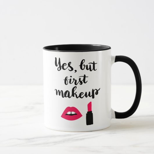 Mug Oui mais première expression mignonne du (Droite)
