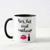 Mug Oui mais première expression mignonne du (Gauche)