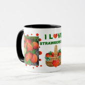 Mug OUI ! Musique aux fraises (Devant gauche)