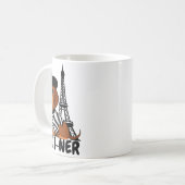 Mug Oui-ner Dog Funny Dachshund Wiener Sausage Ween Do (Devant gauche)