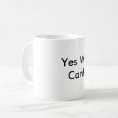 Mug Oui nous pouvons ! (Devant gauche)