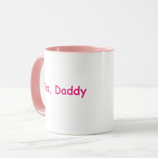 Mug Oui, papa (Devant gauche)