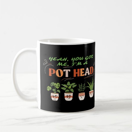Mug OUI, TU M'AS EU, JE SUIS UN PLONGEUR POTHEAD drôle (Gauche)