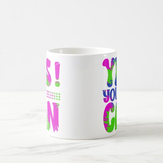 Mug Oui Vous Pouvez, Motivation (Centre)