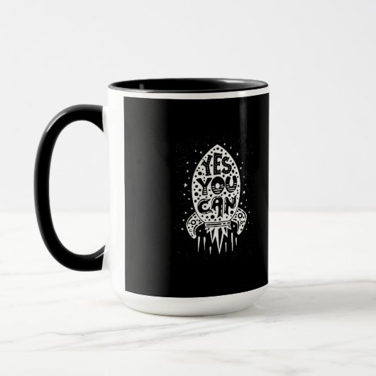 Mug Oui vous pouvez Rocketship (Gauche)