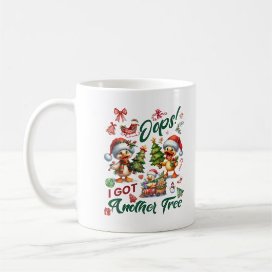 Mug Oups j'ai eu un autre arbre Drôles d'animaux de No (Gauche)